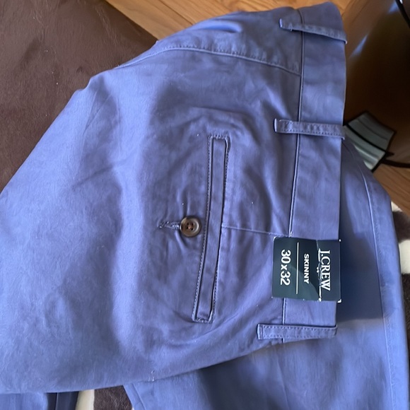 J crew light blue chinos never worn with tag on it size 30x32 skinny - Picture 3 of 4